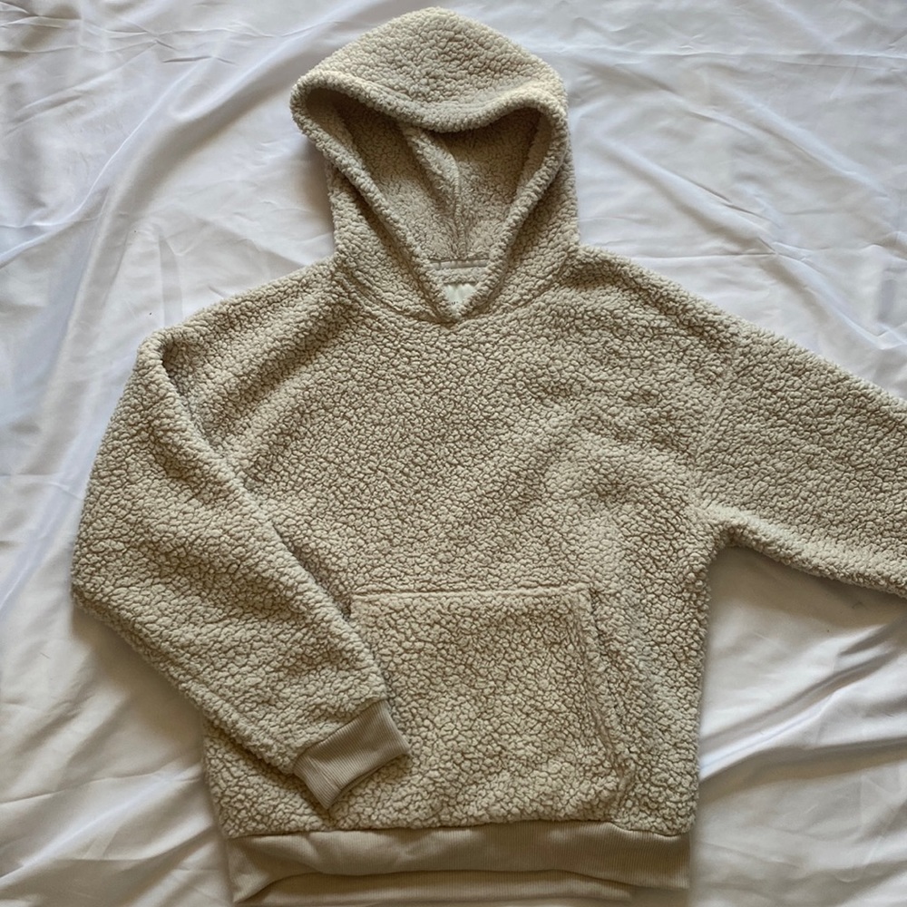 American eagle Sherpa hoodie size small